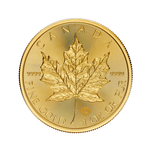 PIMBEX 2025 1 oz Canadian Gold Maple Leaf Coin BU